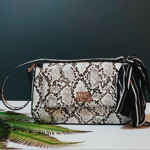 Steve Madden Faux Snake Skin Purse with Bow